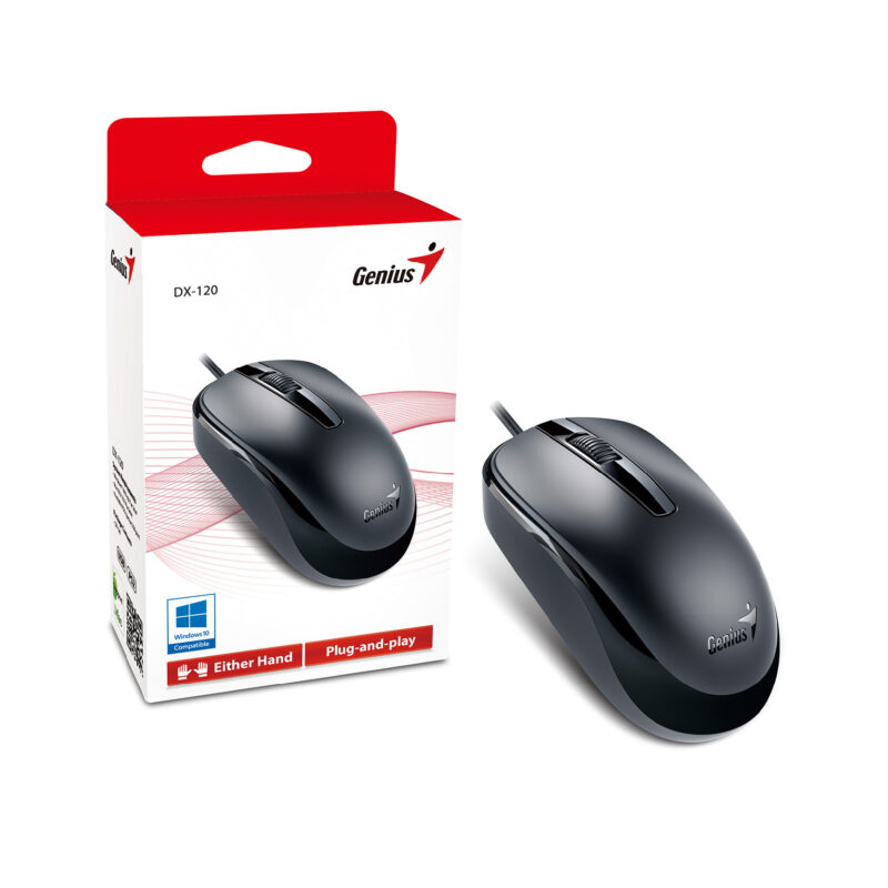 MOUSE GENIUS USB DX-120 NEGRO - Imagen 4