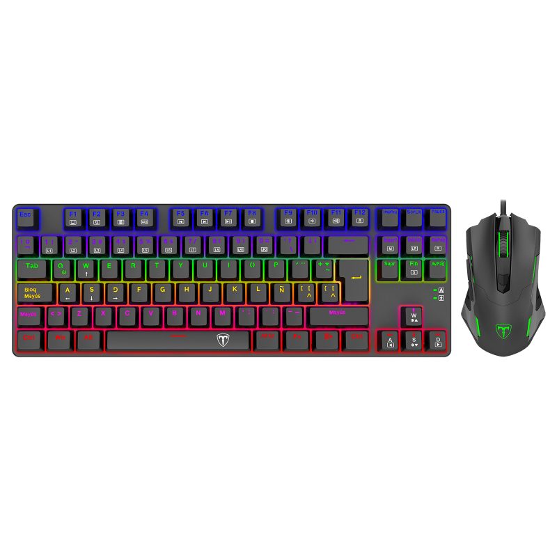 Combo teclado y mouse Gaming T-DAGGER T-TGS005-RD ADVANCE FORCE