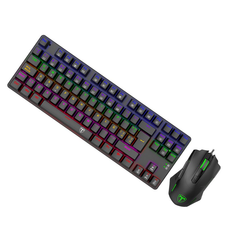 Combo teclado y mouse Gaming T-DAGGER T-TGS005-RD ADVANCE FORCE - Imagen 7