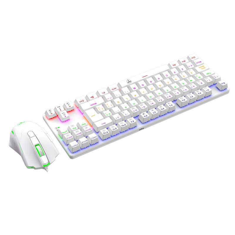 Combo teclado y mouse Gaming T-DAGGER T-TGS005W-RD ADVANCE FORCE - Imagen 7